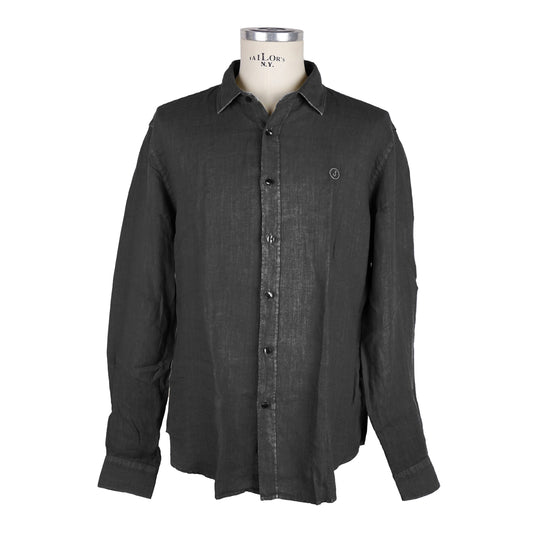 Jeckerson Elegant Linen Long-Sleeved Men's Shirt