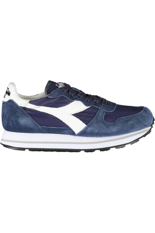 Diadora Chic Blue Sneakers with Contrasting Accents