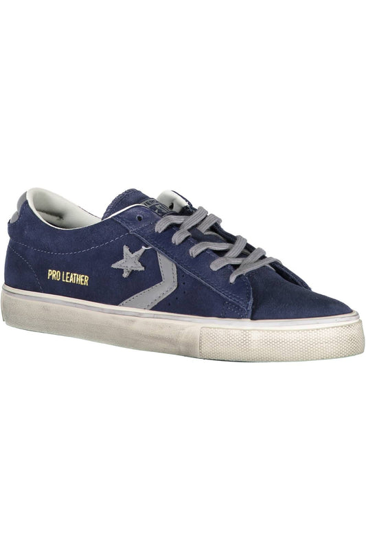 Converse Elevate Your Step with Classic Blue Leather Sneakers