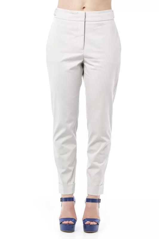 Peserico Beige Cotton Women Trouser