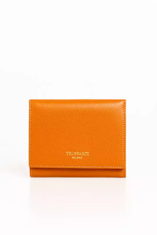 Trussardi Beige Leather Women Wallet