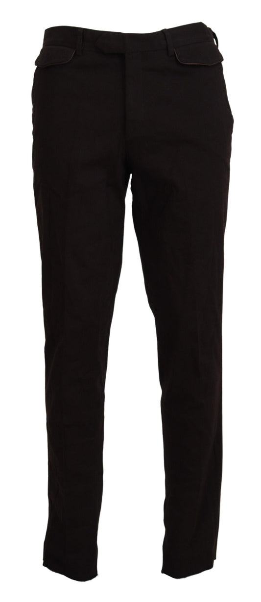 BENCIVENGA Elegant Brown Cotton Trousers