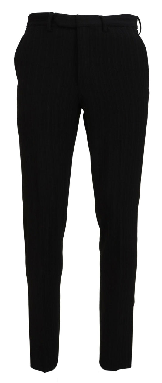 BENCIVENGA Elegant Black MainLine Trousers