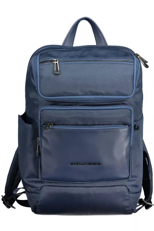 Piquadro Eco-Conscious Blue Urban Backpack