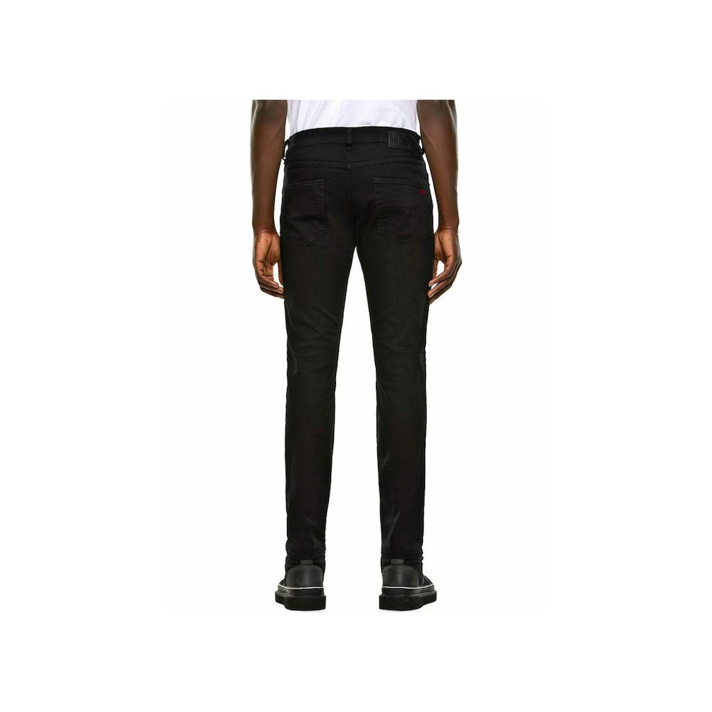 Diesel Black Cotton Jeans & Pant