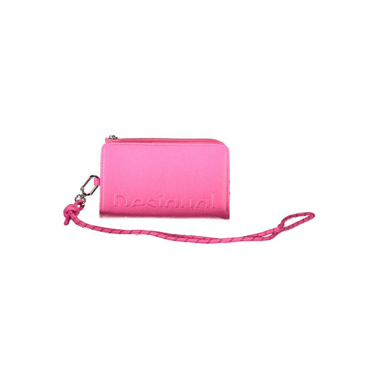 Desigual Pink Polyethylene Wallet