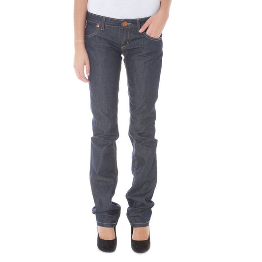 Phard Blue Cotton Jeans & Pant