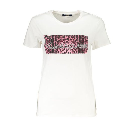 Cavalli Class White Cotton Tops & T-Shirt