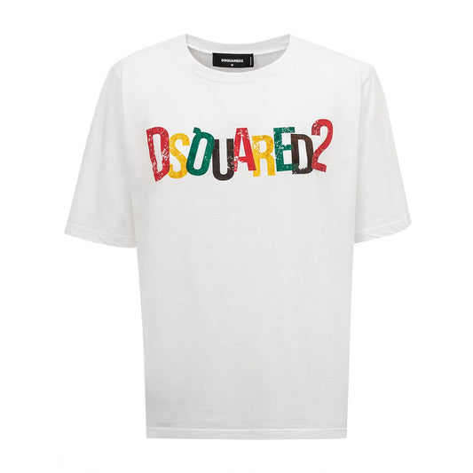 Dsquared² Elegant Cotton White Women's Tee