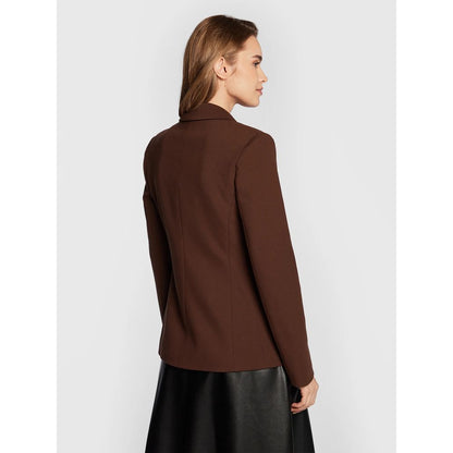 PINKO Brown Viscose Suits & Blazer