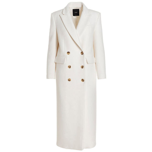 PINKO White Wool Jackets & Coat