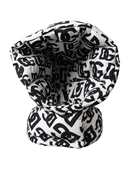 Dolce & Gabbana White Logo Whole Head Wrap Hat Men