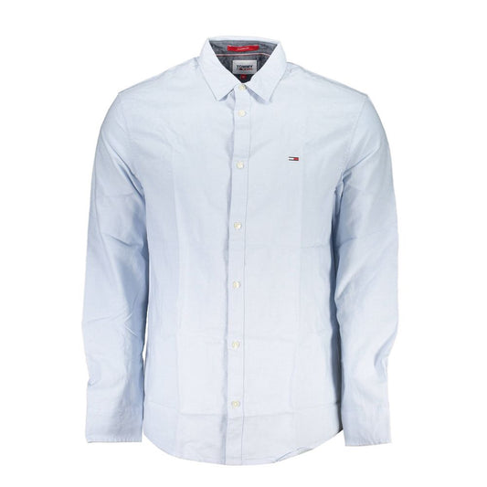 Tommy Hilfiger Light Blue Cotton Shirt