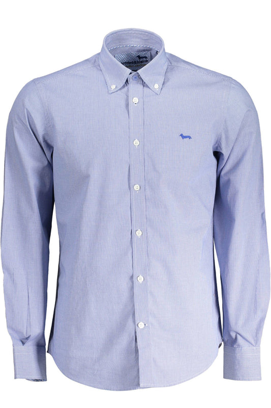 Harmont & Blaine Blue Cotton Shirt