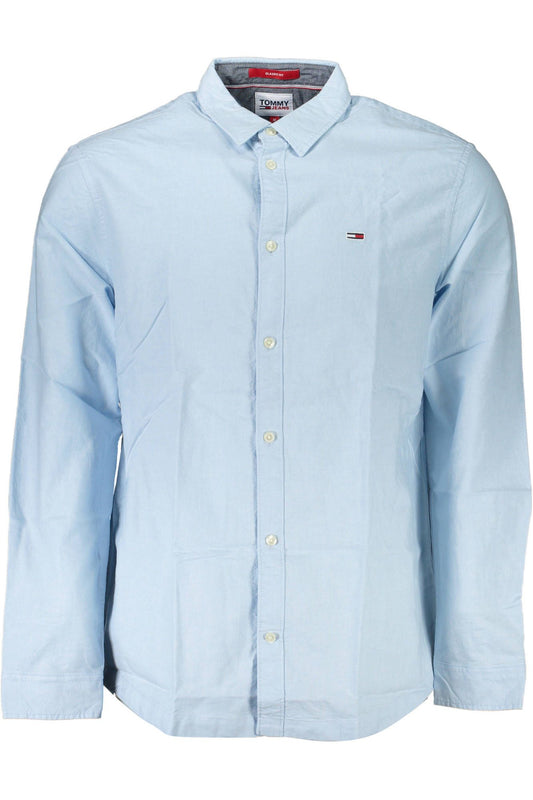 Tommy Hilfiger Light Blue Cotton Shirt